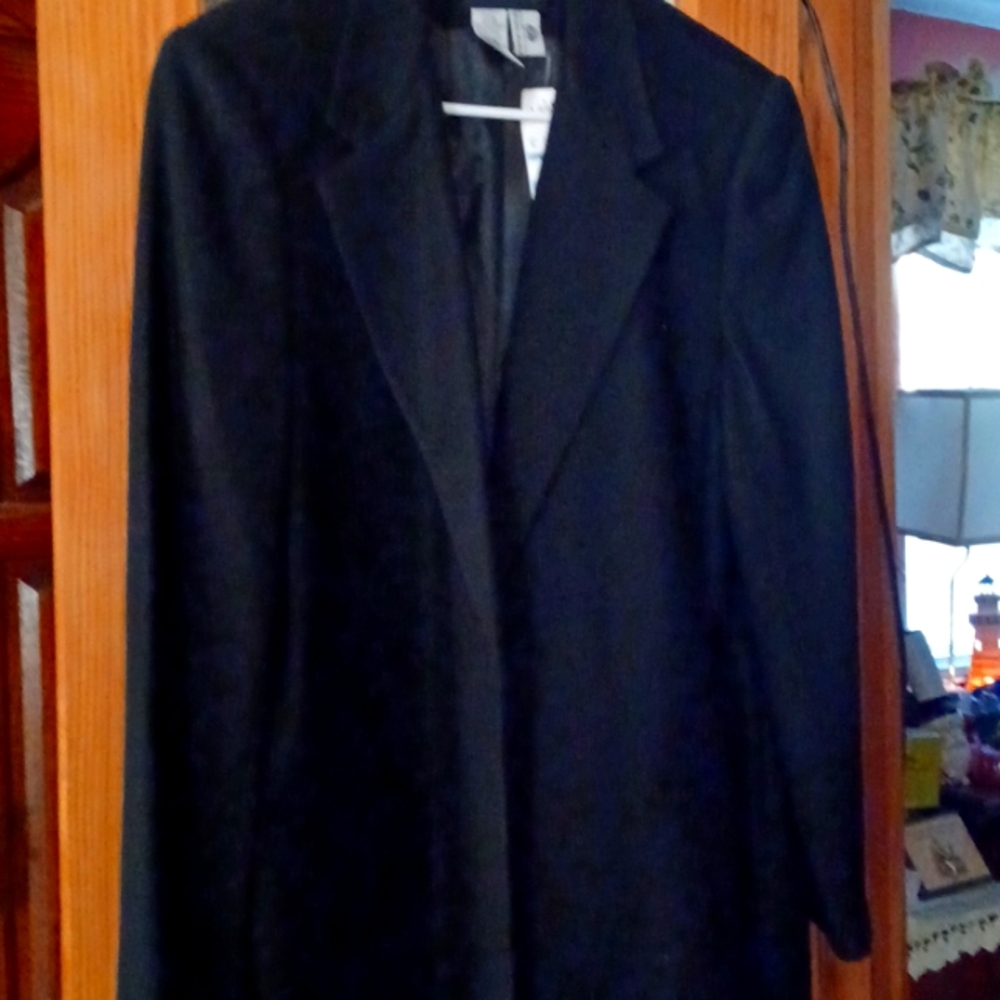 Women's blazer black wool size 18 new with tags